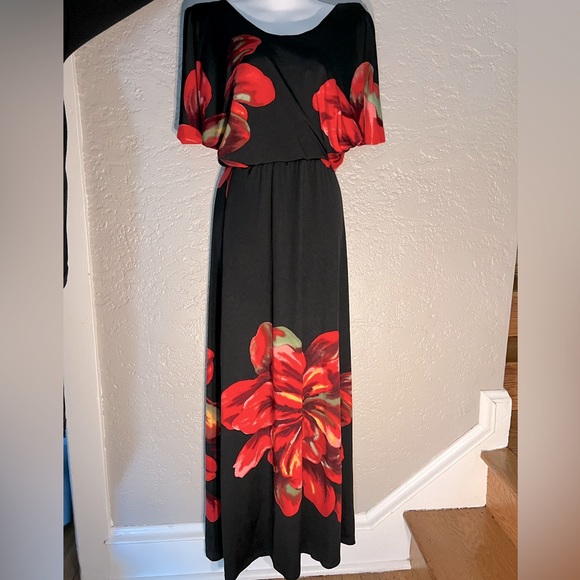 Jeffrey Parish floral, open-back maxi dress, size XS - Picture 1 of 11